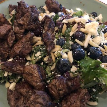 The Foundry - Filet salad with blueberries - New American Near Me - Denver, North Carolina The Foundry - Filet salad with blueberries - New American Near Me - Denver, North Carolina