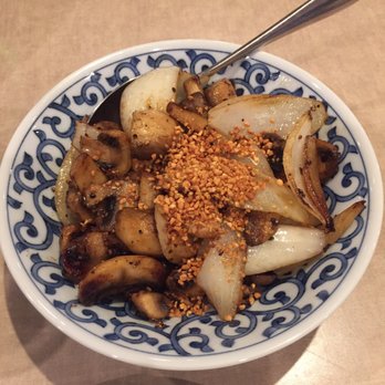 Celadon House - Garlic Mushroom Gambas - Asian Fusion Near Me - Oakville, Ontario Celadon House - Garlic Mushroom Gambas - Asian Fusion Near Me - Oakville, Ontario
