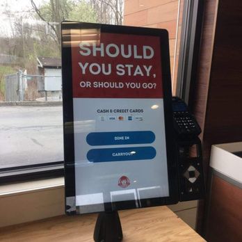 Wendy's - Ordering screens have arrived April 2024. - Fast Food Near Me - Matamoras, Pennsylvania