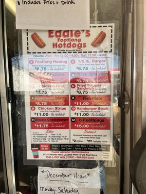 Menu photo 8 Eddie’s Footlong Hotdogs Gaffney, SC Menu photo 8 Eddie’s Footlong Hotdogs Gaffney, SC