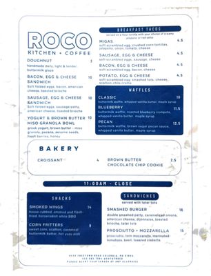 Menu photo 7 ROCO Kitchen & Coffee Columbia, MD