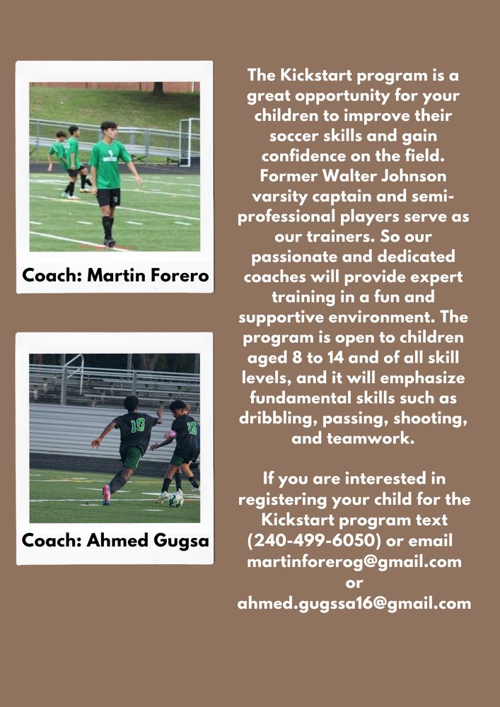KICKSTART SOCCER SUMMER CAMP 4140 Wexford Dr, Kensington, Maryland