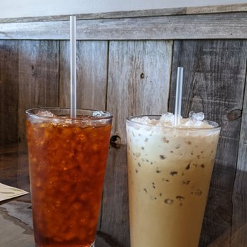 Eggplants Thai Cuisine - Thai tea unsweetened version and Thai iced coffee - Thai Near Me - Temecula, California