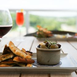 Overlook Kitchen + Bar - Hummus & Warm Olive - Summit Made with Enhancements