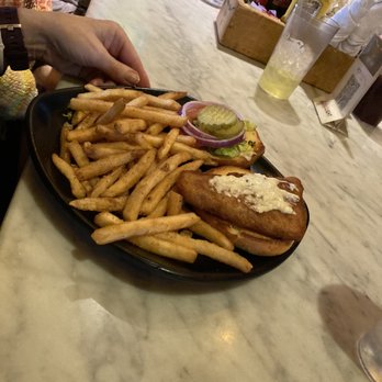 Cowboy Jack's - Fish sandwich. - Sports Bars Near Me - New Brighton, Minnesota