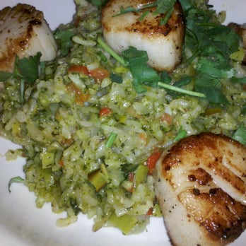 Cafe Santorini - 022412: Green Curry Risotto with Scallops... - Italian Near Me - Pasadena, California Cafe Santorini - 022412: Green Curry Risotto with Scallops... - Italian Near Me - Pasadena, California