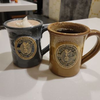 The Original Pancake House - Hot Chocolate (left) and coffee - Breakfast & Brunch Near Me - Upper Arlington, Ohio