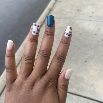 SL Nail & Spa - SNS manicure with design - Nail Salons Near Me - Uniondale, New York SL Nail & Spa - SNS manicure with design - Nail Salons Near Me - Uniondale, New York