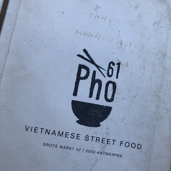 Pho 61 - Menukaart - Vietnamese Near Me - Antwerp, VAN Pho 61 - Menukaart - Vietnamese Near Me - Antwerp, VAN