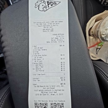 PDQ Chicken - Our bill was almost $40 - Sandwiches Near Me - Miami, Florida PDQ Chicken - Our bill was almost $40 - Sandwiches Near Me - Miami, Florida
