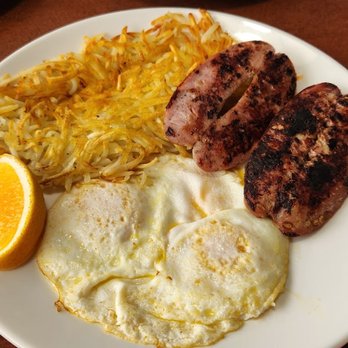 Hill's Coffee Shop - Chicken apple sausage breakfast combo - American Near Me - Hayward, California