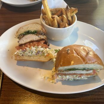 Nick's Del Mar - Blackened Fish Sandwich - New American Near Me - Del Mar, California Nick's Del Mar - Blackened Fish Sandwich - New American Near Me - Del Mar, California