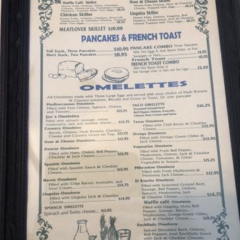 Waffle Cafe - Menu 6/17/23 - Breakfast & Brunch Near Me - Manteca, California