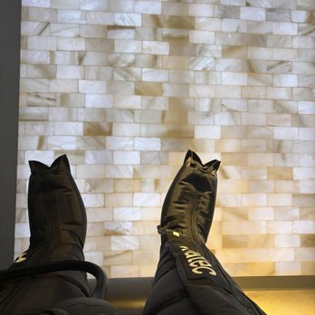 Icebox Cryotherapy - Compression boots and Salt wall to help with calming and negative ions!! Ahhhhhh!! - Cryotherapy Near Me - Fulshear, Texas Icebox Cryotherapy - Compression boots and Salt wall to help with calming and negative ions!! Ahhhhhh!! - Cryotherapy Near Me - Fulshear, Texas