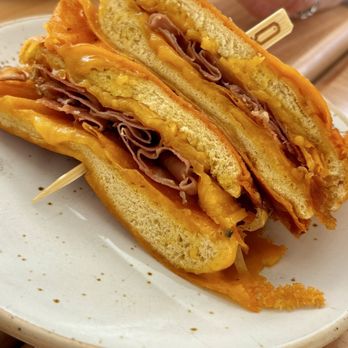 Dom's Taverna - Jamón Grilled Cheese $10 - Basque Near Me - Santa Barbara, California Dom's Taverna - Jamón Grilled Cheese $10 - Basque Near Me - Santa Barbara, California