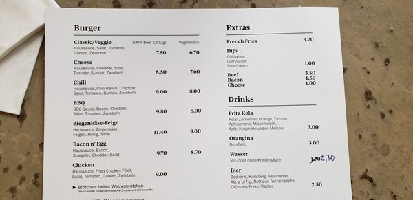 Menu photo 3 Burger 16/57 Kaiserslautern, RP