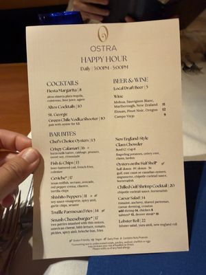 Menu photo 1 Ostra San Antonio, TX