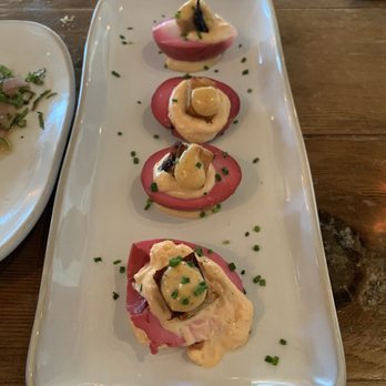 Field & Tides - Deviled Eggs - Southern Near Me - Houston, Texas Field & Tides - Deviled Eggs - Southern Near Me - Houston, Texas