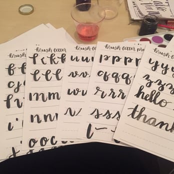Yelp's Summer School: Calligraphy Class - Olive Paper Co - Calligraphy Near Me - Covington, Kentucky