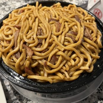 Noodles & Kitchen - Plain Lo Mein with Pork - Asian Fusion Near Me - Matthews, North Carolina