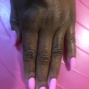 TN Nails - Overlay , perfect shape and color . Make an appointment with May - Nail Salons Near Me - Elgin, Illinois