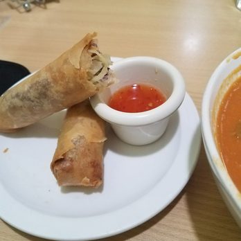 Loving Cafe - Spring rolls with dipping sauce. Crispy breading, fresh ingredients in filling. - Vegan Near Me - Fort Wayne, Indiana
