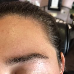 Sylvia’s Bombshell Brow Bar - Before left brow