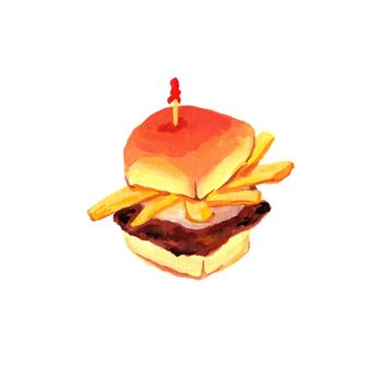 Mary & Mo Catering - Slider with fries inside! - Caterers Near Me Mary & Mo Catering - Slider with fries inside! - Caterers Near Me