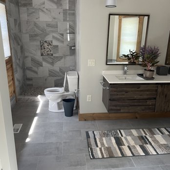 Appalachian Tile and Flooring - a modern bathroom - Tiling Near Me Appalachian Tile and Flooring - a modern bathroom - Tiling Near Me