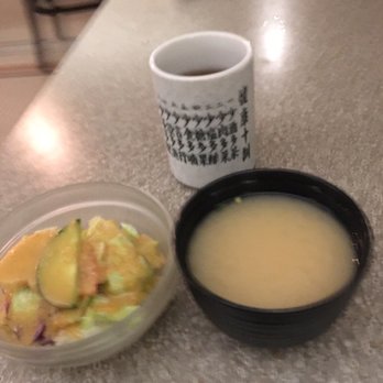 Sushi One - Miso, salad, and tea - Sushi Bars Near Me - Toronto, Ontario Sushi One - Miso, salad, and tea - Sushi Bars Near Me - Toronto, Ontario