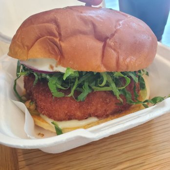 Bopomofo Cafe - Honey walnut shrimp burger - Bubble Tea Near Me - Artesia, California
