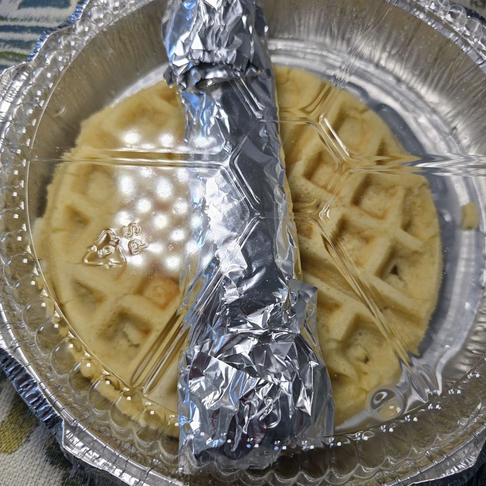 Elli’s Backyard - Waffle underdone missing whipped cream. - American Near Me - Red Bank, New Jersey Elli’s Backyard - Waffle underdone missing whipped cream. - American Near Me - Red Bank, New Jersey