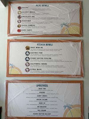 Menu photo 4 Paradise Bowls Hermosa Beach, CA