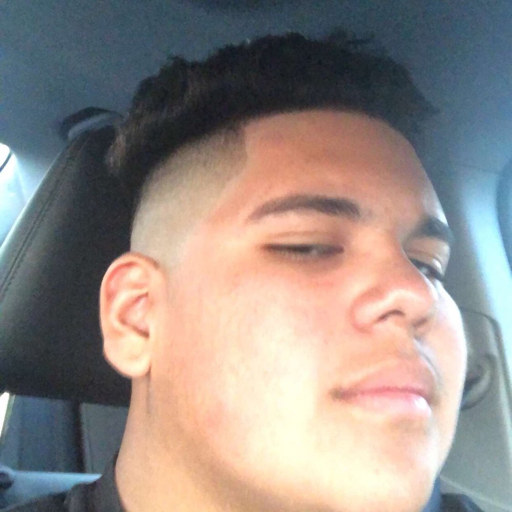Mins after his haircut Mins after his haircut