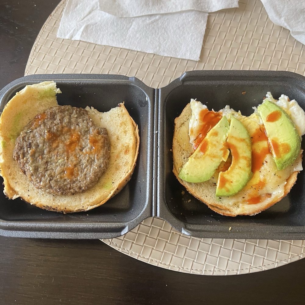 White Buffalo Coffee Bar - Bagel breakfast sandwich - Coffee & Tea Near Me - Oklahoma City, Oklahoma