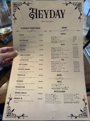 Menu photo 2 Heyday Celina, TX