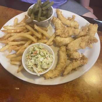 Southside Grill - Fried chicken strip dinner. Coleslaw is amazing too. - American Near Me - Murrells Inlet, South Carolina Southside Grill - Fried chicken strip dinner. Coleslaw is amazing too. - American Near Me - Murrells Inlet, South Carolina