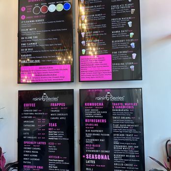 Raining Berries - Menu - Acai Bowls Near Me - University Park, Florida