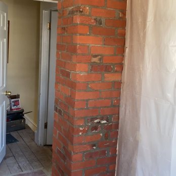 Burns Masonry - Inside chimney repointed - Masonry/Concrete Near Me