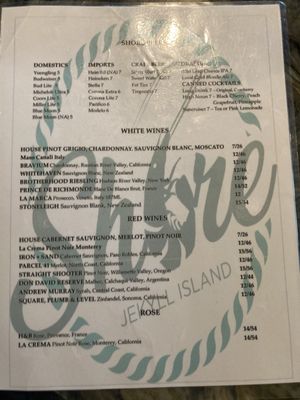 Menu photo 3 Shore Jekyll Island, GA Menu photo 3 Shore Jekyll Island, GA