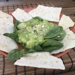 Ajo' - Gnocchi pesto. I'm not going to say it's large or filling, but it sure was fresh and delicious.