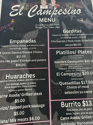 Menu photo 5 El Campesino Cottonwood, AZ Menu photo 5 El Campesino Cottonwood, AZ