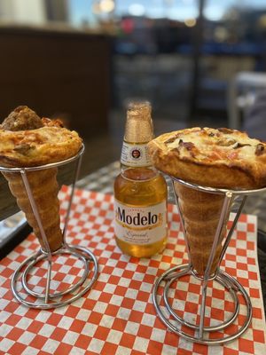 Twisted Sourdough Pizza by null