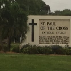 St Paul of the Cross Catholic Church - Sign from Road