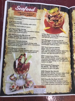 Menu photo 1 Mexican Limon Seafood and Grill Everman, TX