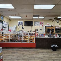 Small store, clean. Look at all those donuts!