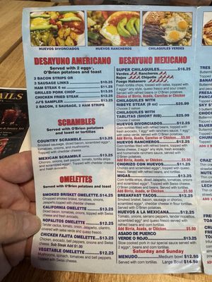 Menu photo 2 JJ’s Cafe Garland, TX