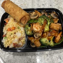 China Express - Shrimp with mixed vegetables combination