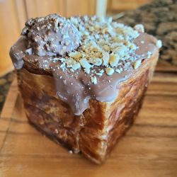Ngot Baked Goods - Ferrero Rocher Cube Croissant - Pop-Up at Naga Tea Valrico