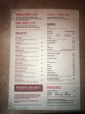 Menu photo 1 Bubba Drews Craigavon, CGV Menu photo 1 Bubba Drews Craigavon, CGV